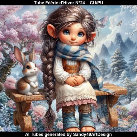 Tube Féérie d'Hiver N°24