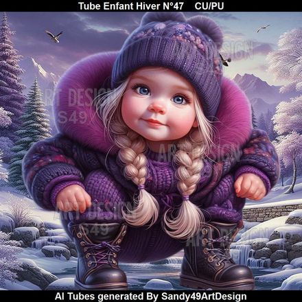 Tube Enfant Hiver N°47