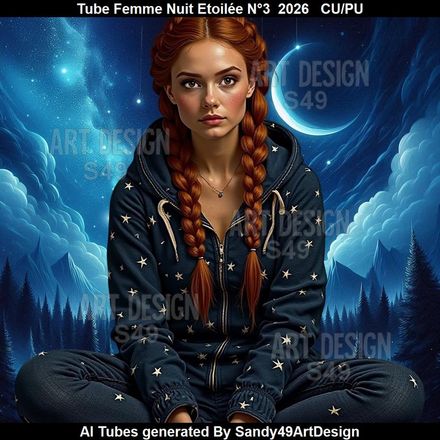 Tube Femme Nuit Etoilée N°3  2026