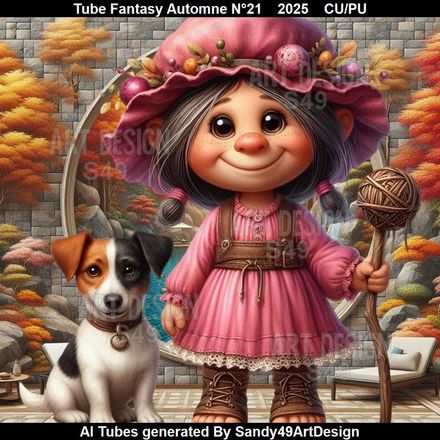 Tube Fantasy Automne N°21    2025