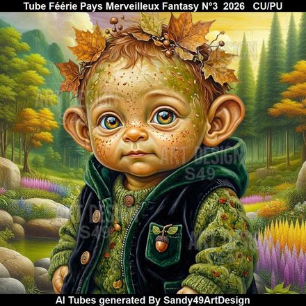 Tube Féérie Pays Merveilleux Fantasy N°3  2026