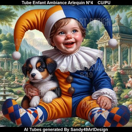 Tube Enfant Ambiance Arlequin N°4