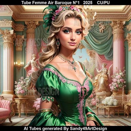Tube Femme Air Baroque N°1    2025
