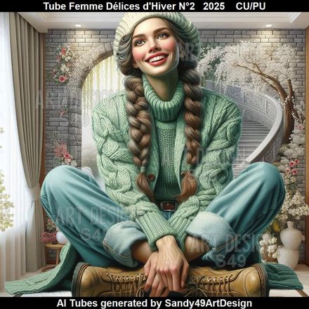 Tube Femme Délices d&#x27;Hiver N°2   2025