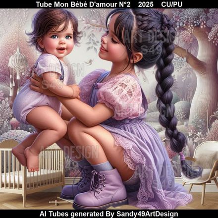 Tube Mon Bébé d&#x27;amour N°2    2025