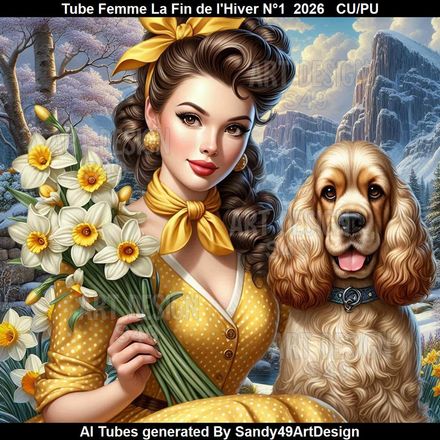 Tube Femme La Fin de L'Hiver N°1  2026