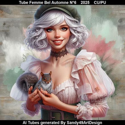 Tube Femme Bel Automne N°6    2025