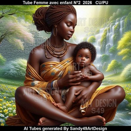 Tube Femme avec enfant N°2  2026