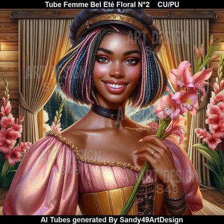 Tube Femme Bel Eté Floral N°2