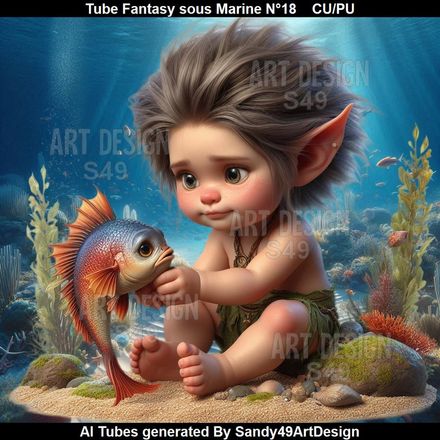 Tube Fantasy Sous Marine N°18