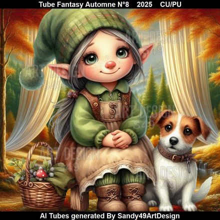 Tube Fantasy Automne N°8    2025