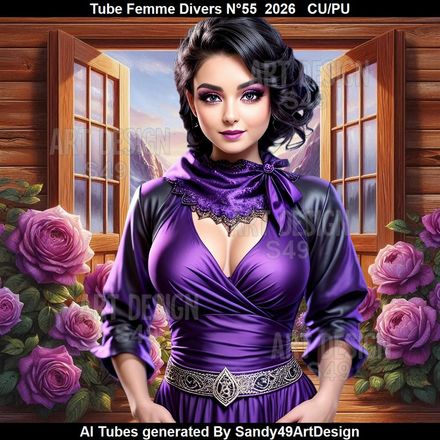 Tube Femme Divers N°55  2026