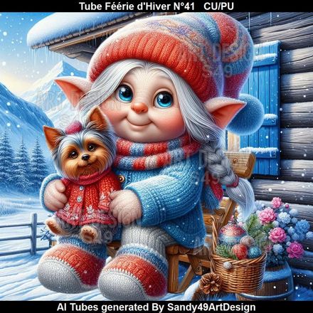 Tube Féérie d'Hiver N°41
