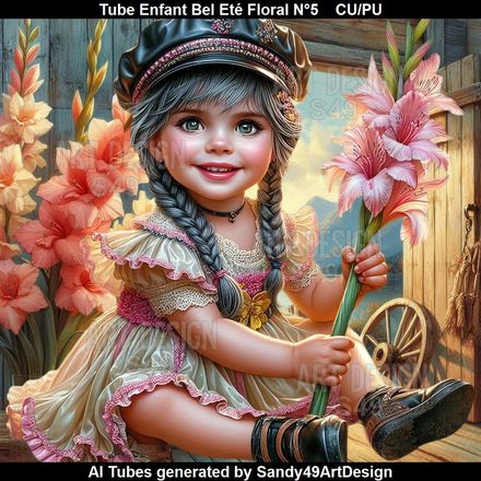 Tube Enfant Bel Eté Floral N°5