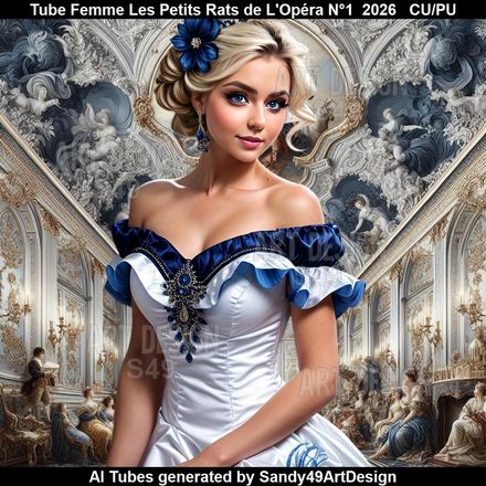 Tube Femme Les Petits Rats de l'Opéra N°1  2026