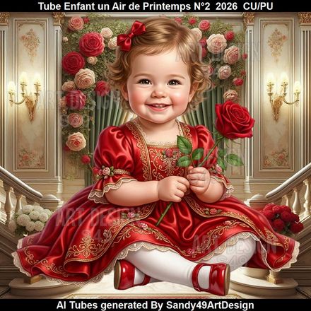Tube Enfant Un Air de Printemps N°2  2026
