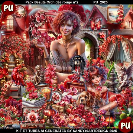 Pack Beauté Orchidée rouge N°2