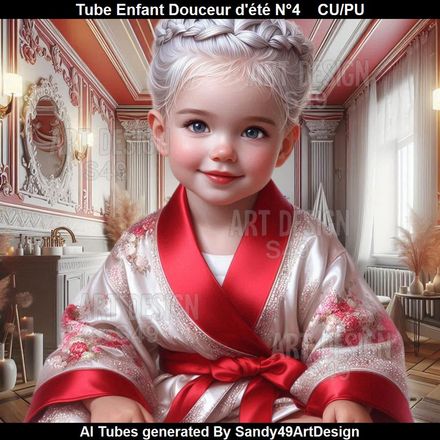 Tube Enfant Douceur d&#x27;été N°4