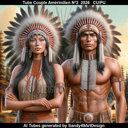 Tube Couple Amérindien N°2  2026