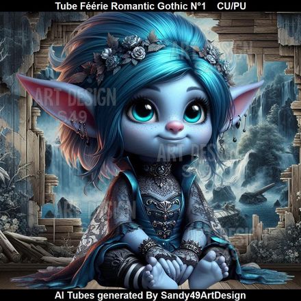 Tube Féérie Romance Gothic N°1  2026