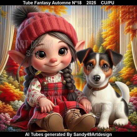Tube Fantasy Automne N°18    2025