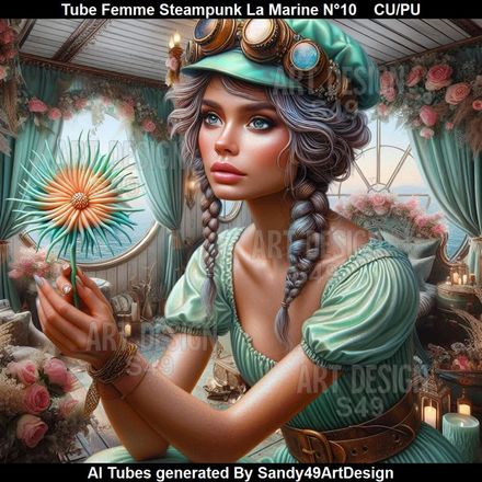 Tube Femme Steampunk La Marine N°10