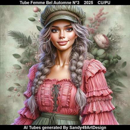 Tube Femme Bel Automne N°3    2025