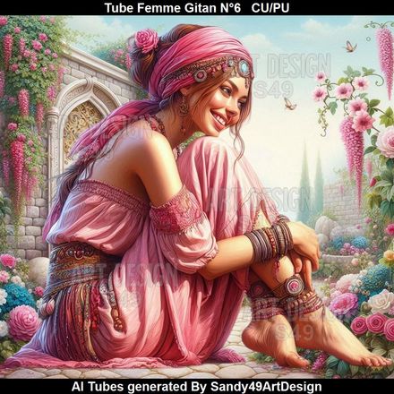 Tube Femme Gitan N°6