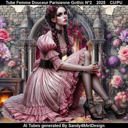Tube Femme Douceur Parisienne Gothic N°2    2025
