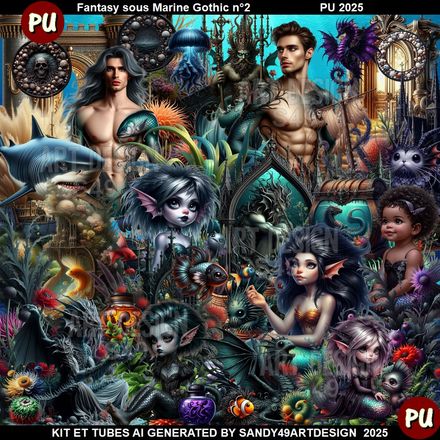 Fantasy Sous-Marine Gothic N°2