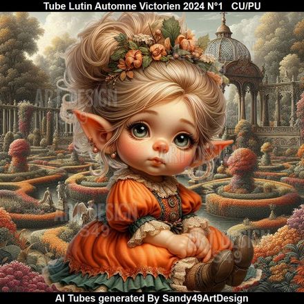 Tube Lutin Automne Victorien 2024 N°1