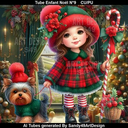 Tube Enfant Noël N°9