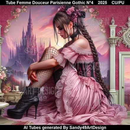 Tube Femme Douceur Parisienne Gothic N°4    2025