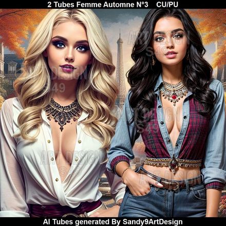 2 Tubes Femme Automne N°3