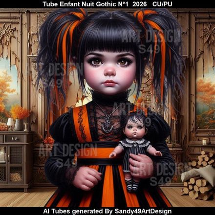 Tube Enfant Nuit Gothic N°1  2026