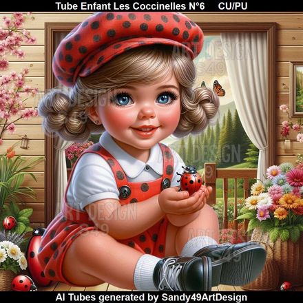 Tube Enfant Les Coccinelles N°6