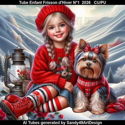 Tube Enfant Frisson d'Hiver N°1  2026