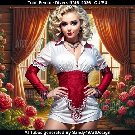 Tube Femme Divers N°46  2026