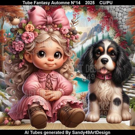 Tube Fantasy Automne N°14    2025