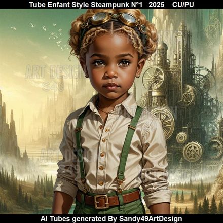 Tube Enfant Style Steampunk N°1  2025