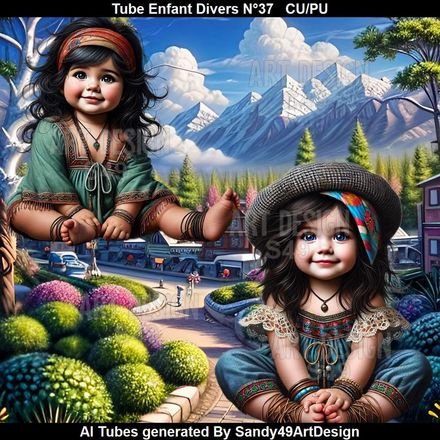 2 Tubes Enfant Divers N°37