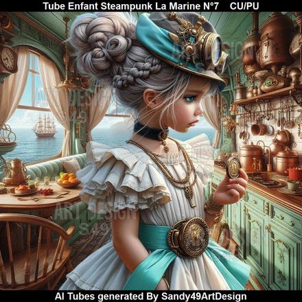 Tube Enfant Steampunk La Marine N°7