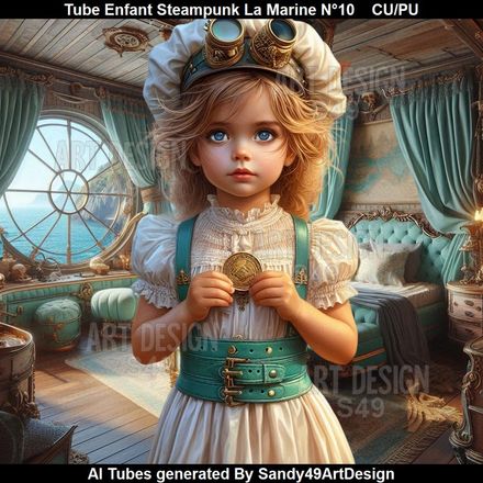 Tube Enfant Steampunk La Marine N°10