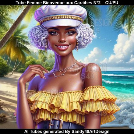Tube Femme Bienvenue aux Caraïbes N°2