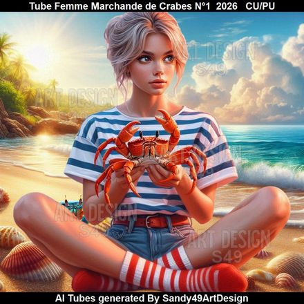 Tube Femme Marchande de crabes N°1  2026