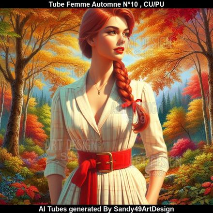 Tube Femme Automne N°10
