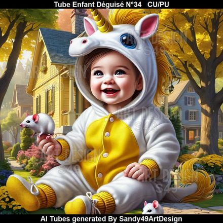 Tube Enfant Déguisé N°34