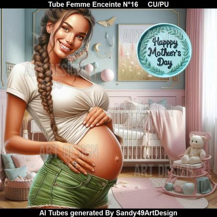 Tube Femme Enceinte N°16