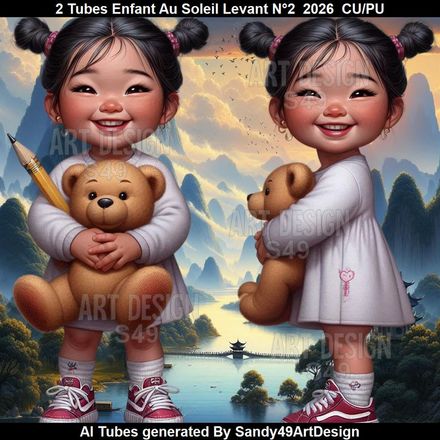 2 Tubes Enfant Au Soleil Levant N°2  2026