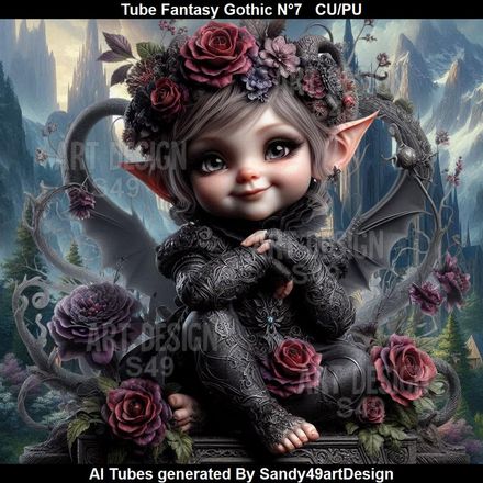 Tube Fantasy Gothic N°7